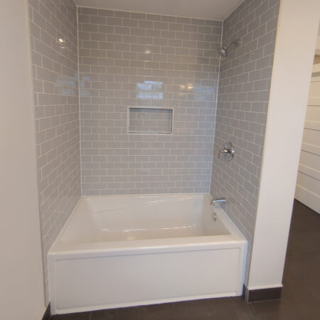 Addition Bathroom/Custom Shower Surround/Tile