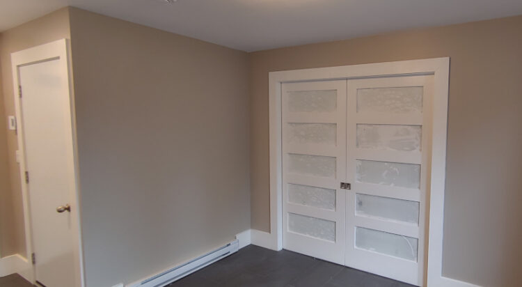 Addition Interior/Pocket Doors/Tile